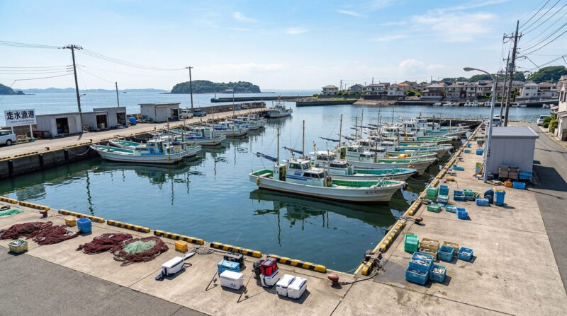 走水の釣り場（旗山崎・走水海岸周辺）の様子